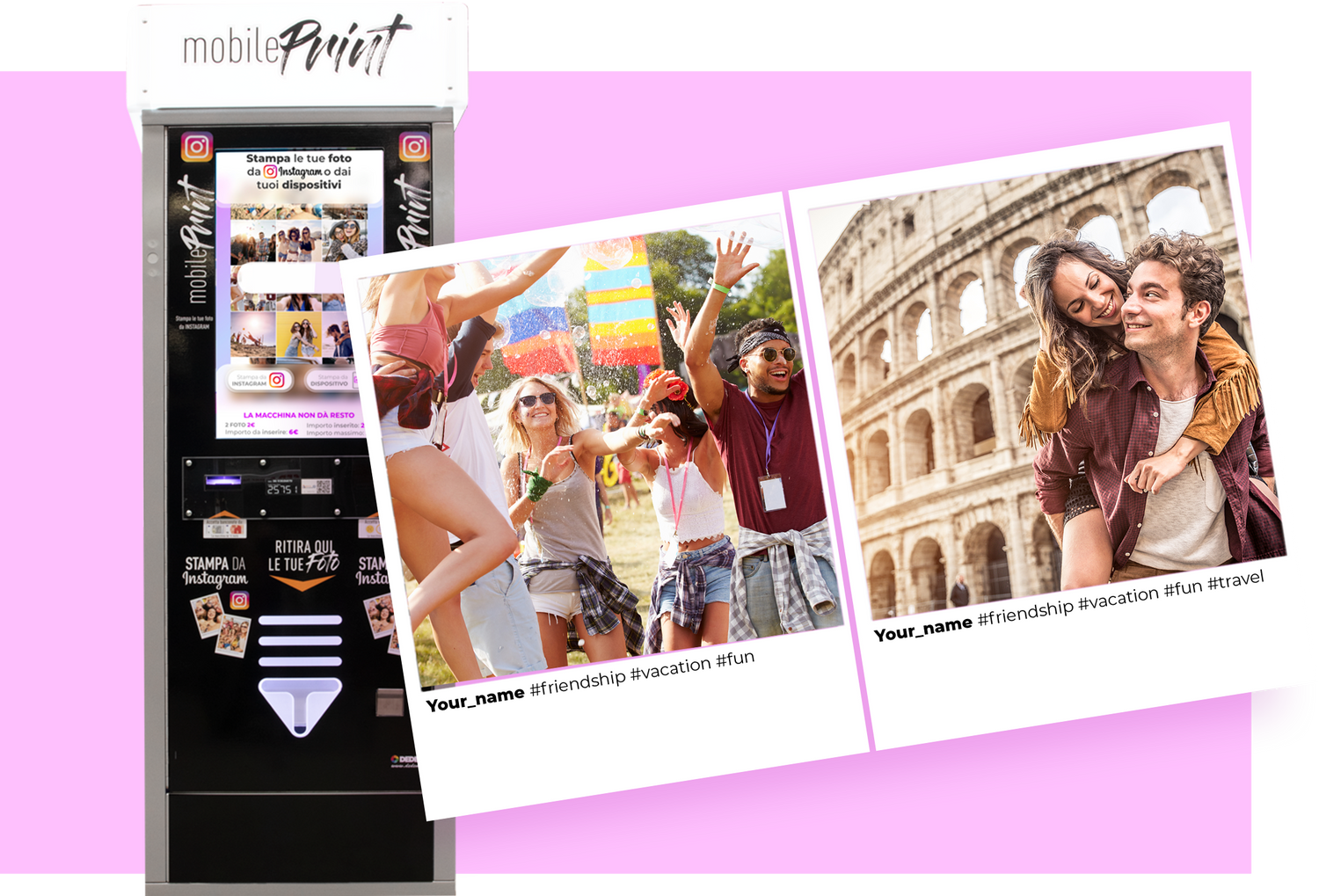 CHIOSCHI. MOBILE PRINT. CHIOSCO STAMPA FOTO.
