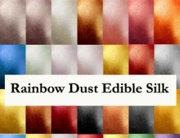 COLORANTI IN POLVERE METALIZZATI E SETOSI EDIBLE SILK. RAINBOW DUST.