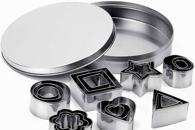 GEOMETRICI.STAMPI IN SILICONE E TAGLIAPASTA