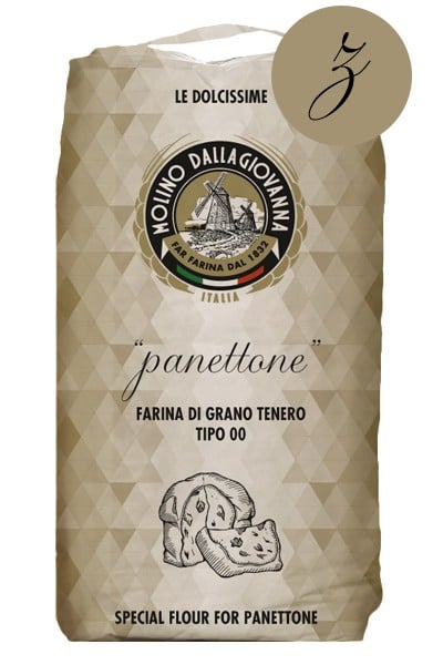 Farina Panettone ZETA. W 360 - 390. Maestro Massari. Per Panettone Pandoro Colomba