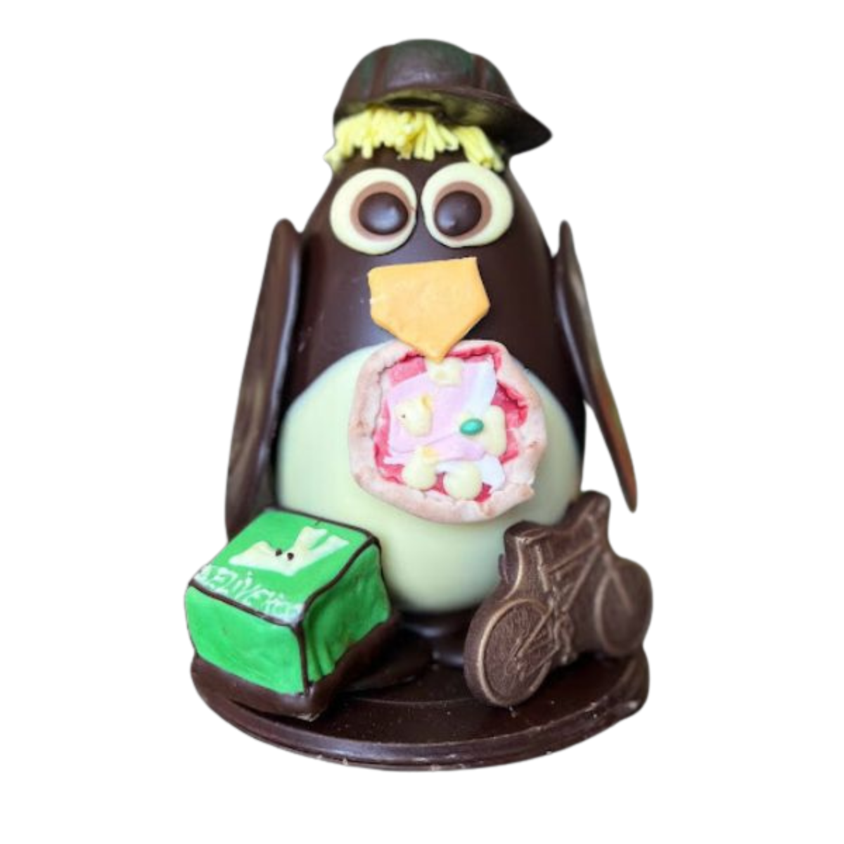 UOVO DI PASQUA PINGUINO “IL RIDER”