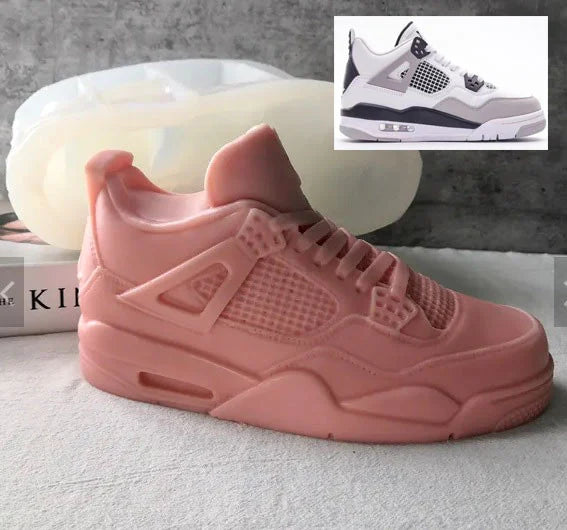 Scarpa Nike Air Jordan Retro 4 Sneaker. Stampo in silicone anche per Candele