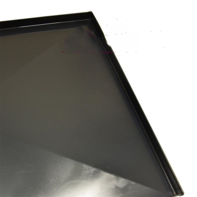 40 x 15 x 2 cm. Teglia in lamiera Ferro blu 8/10 artigianale per uso Alimentare