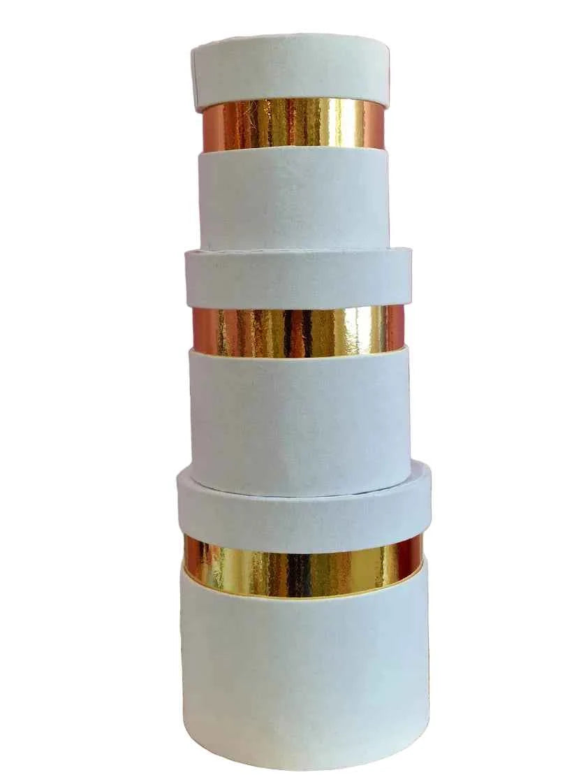 Scatole velluto con bordo oro ROSA CONFETTO
