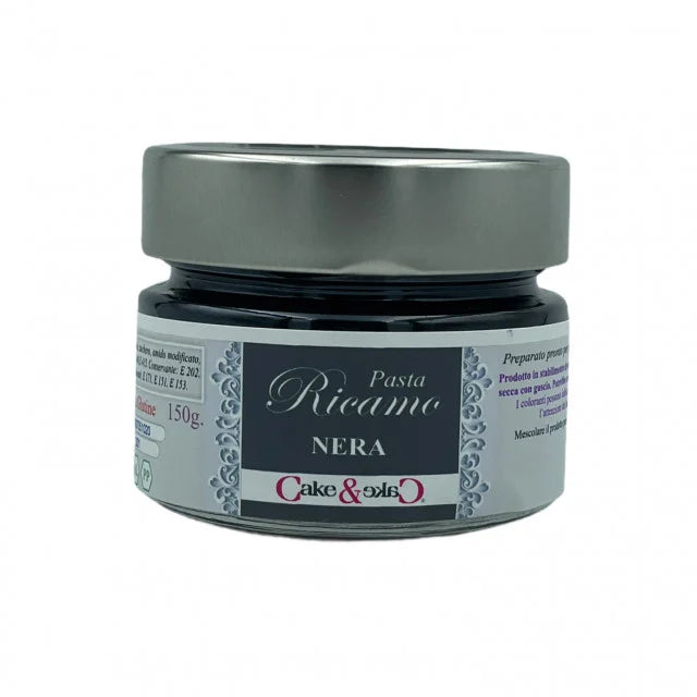 Pasta Sweet Lace Nera per Pizzi in Zucchero. 150 gr. Pasta Ricamo Cake e Cake