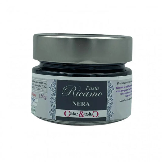 Pasta Sweet Lace Nera per Pizzi in Zucchero. 150 gr. Pasta Ricamo Cake e Cake