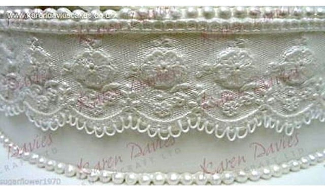 Emily Lace bordo Pizzo in silicone Originale Karen Davies