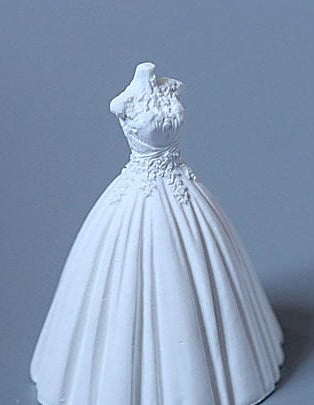 Abito da Sposa Principessa. Stampo in silicone anche per candele
