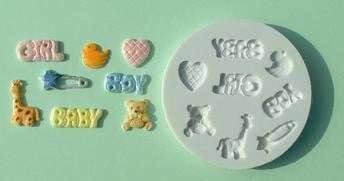 Stampo silicone Baby.