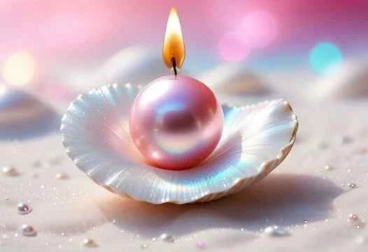 Smalti Madreperla perlescenti per pittura su Candele. Coloranti a base acqua.