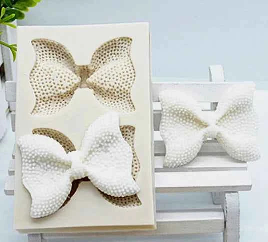 2 Fiocchi decorati. Stampo Fiocco in silicone