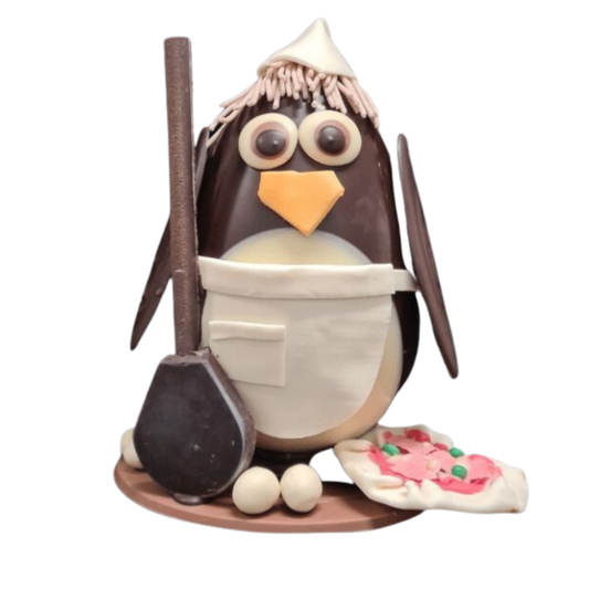 UOVO DI PASQUA PINGUINO “ IL PIZZAIOLO ”