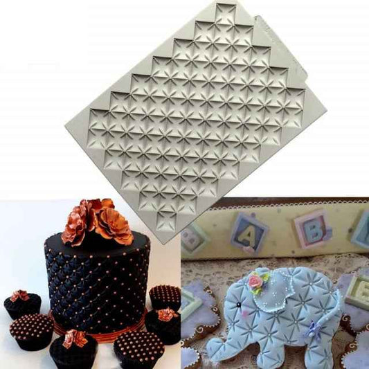 Grande Trapunta incrociata. Stampo in silicone