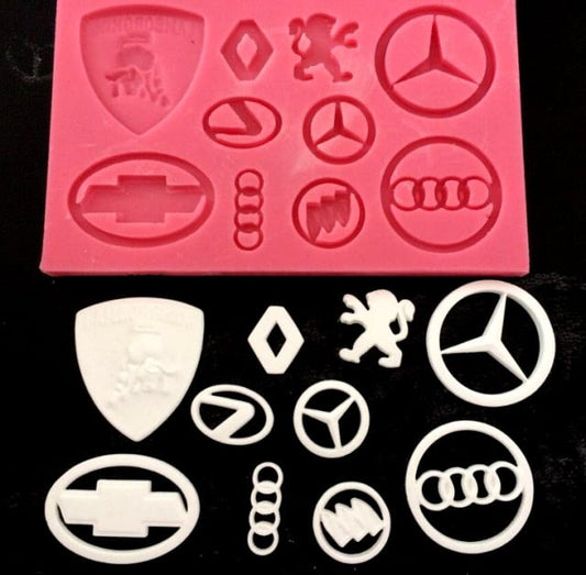 Mercedes Audi Lamborghini Renault Peugeut Chevrolet ecc. Logo Griffe Marchi Auto famosi