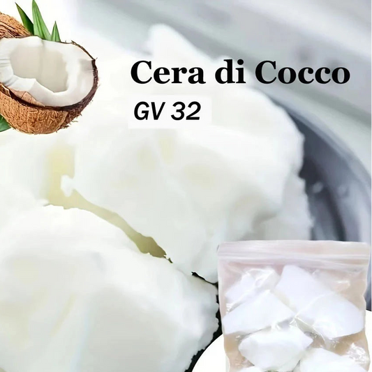Cera di Cocco per Candele VERGINE in PEZZI per Contenitori e Tart.