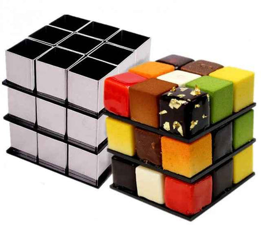 Cubo di Rubik. Stampo Rotante in 3/D per una fantastica Torta