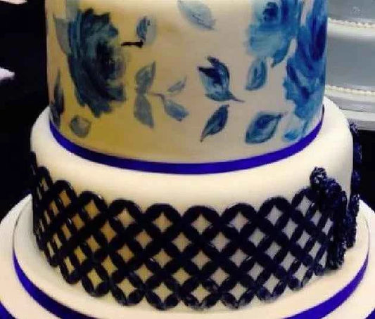 Rete. Stampo in silicone per decorazioni a rilievo. Modecor.