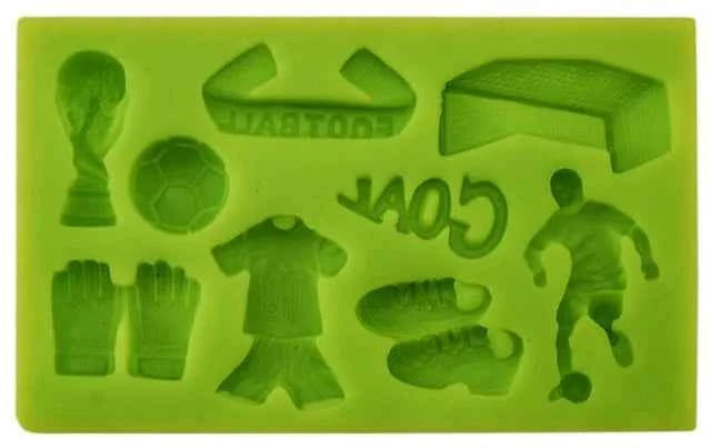 Grande Tortiera Pallone Calcio in Alluminio. Wilton