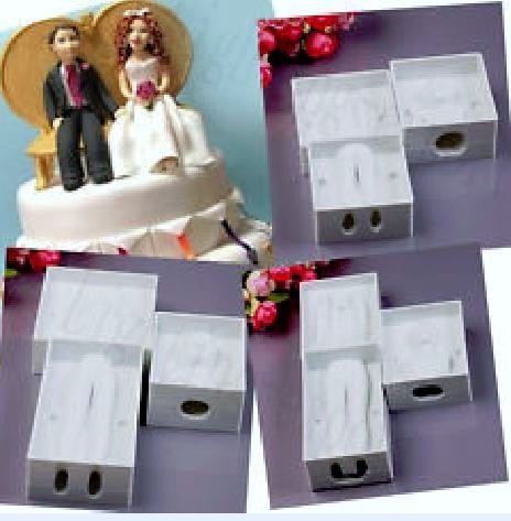 Complete 3D Man, Woman, and Child Figures. Set of 18 Plastic Molds.