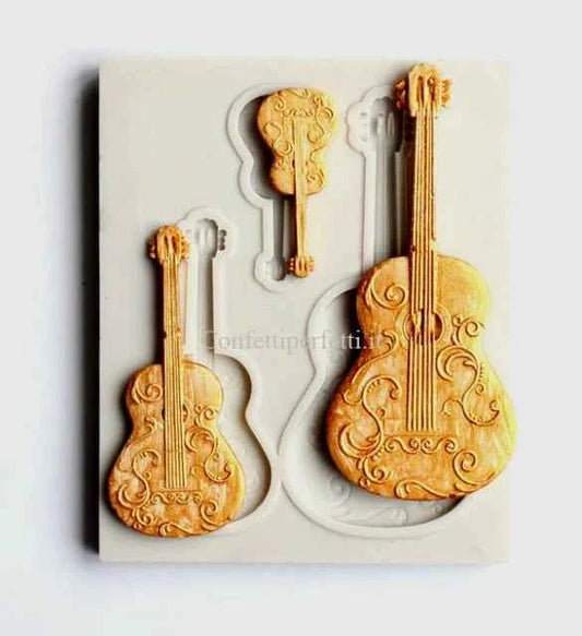 Chitarra Classica. Stampo in silicone di 3 modelli
