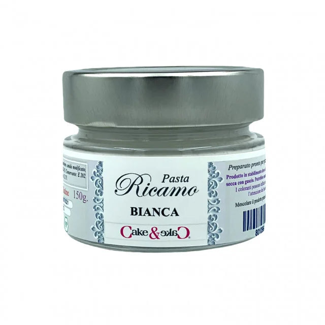 Pasta Sweet Lace Bianca per Pizzi in Zucchero. 150 gr. Pasta Ricamo Cake e Cake