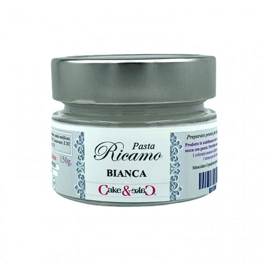 Pasta Sweet Lace Bianca per Pizzi in Zucchero. 150 gr. Pasta Ricamo Cake e Cake
