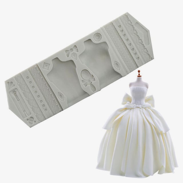 Kit to make a fantastic large wedding dress