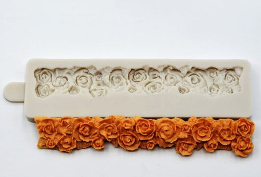 Bordo di un mazzo di Rose. Stampo in silicone