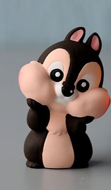 Scoiattolo inclinato a Dx. Stampo in silicone anche per Candele