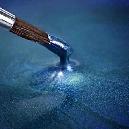 Blu Metallizzato. Colorante in gel. Rainbow Dust