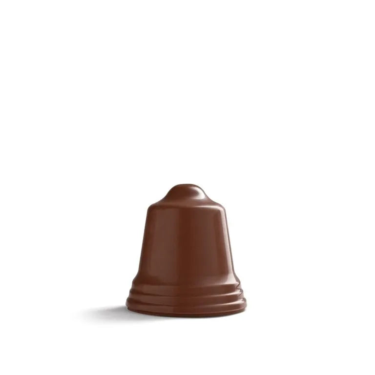 Campana di Cioccolato Fondente 75%. Linea Bloomy VEGAN.