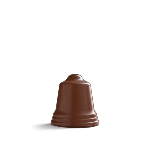 Campana di Cioccolato Fondente 75%. Linea Bloomy VEGAN.