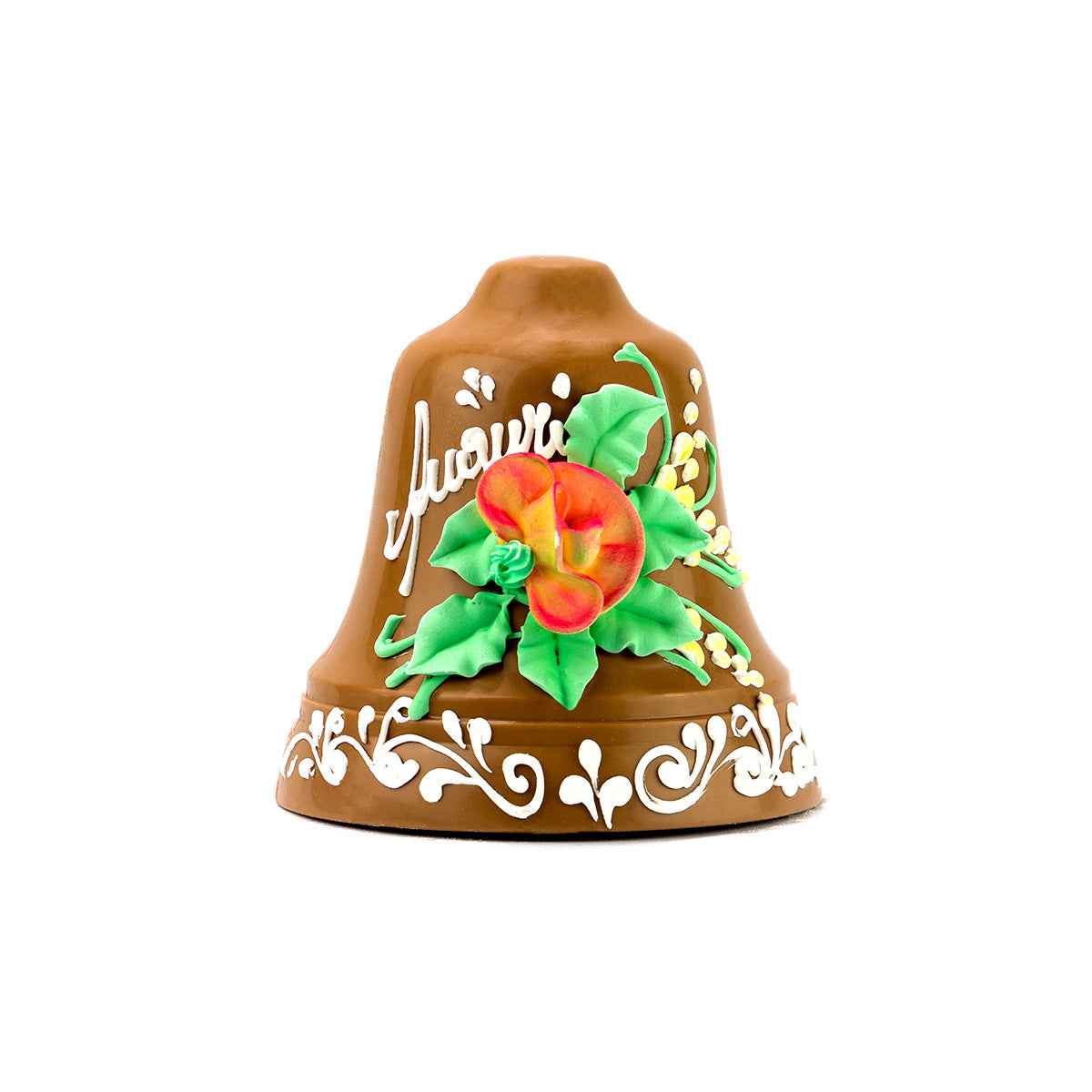 Campana di Cioccolato Gold Decorata a Mano. WORLD PRODUCTS SHOP. By Chef Giovanni Pantaleo