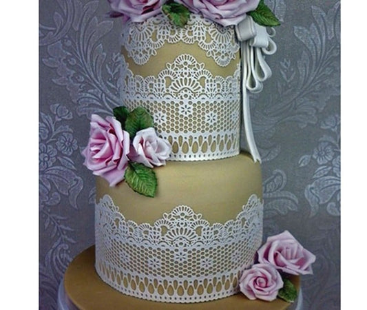 Bordo Pizzo e Merletti. Grande Tappetino in silicone. CP1