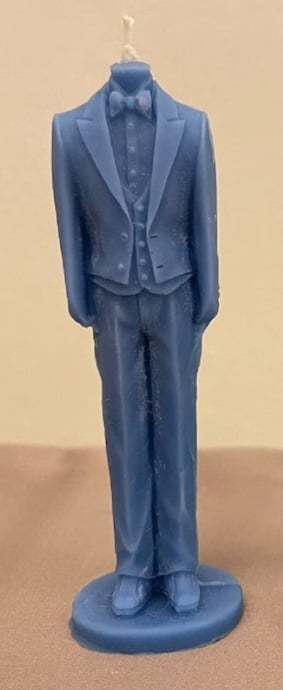 Men's Groom's Suit. Silicone mold also for candles.