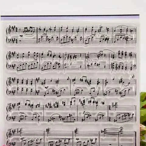 Note Musicali in rilievo a Timbro trasferibili