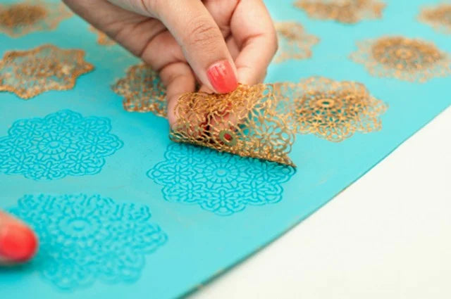 La 1° pasta Pizzi e Merletti Perlacea in Oro Argento Rosso e Perlato !! 120 gr.