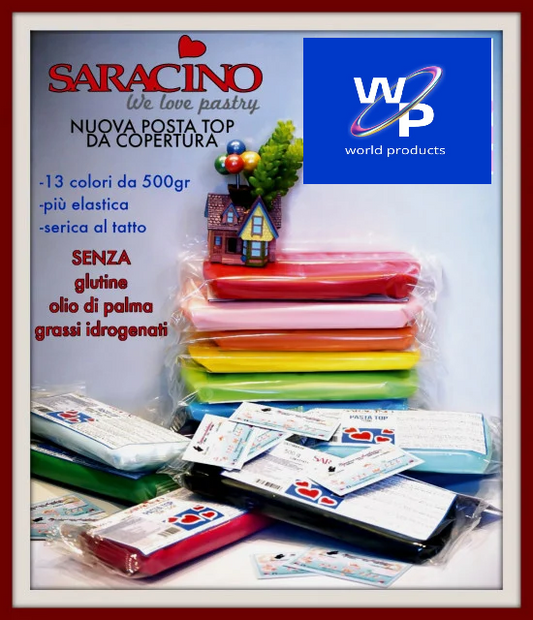 Fucsia 500 gr. Pasta di zucchero Top Saracino