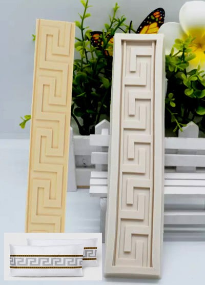 Versace Greca Griffe. Stampo in silicone