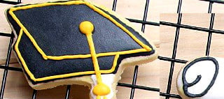 Cappello di Laurea e Pergamena. Set di 2 Stampi in metallo