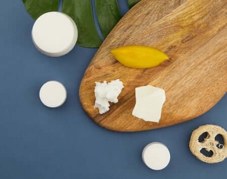 Sapone bianco al Triplo Burro. Karitè - Cacao e Mango. 1 Kg. Base Melt and Pour