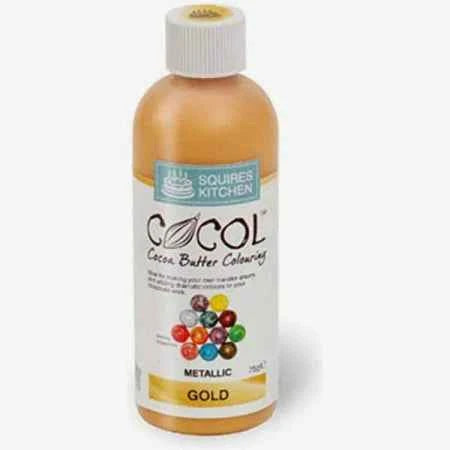 Oro. Colorante per Cioccolato al Burro di Cacao. Cocol Squires Kitchen