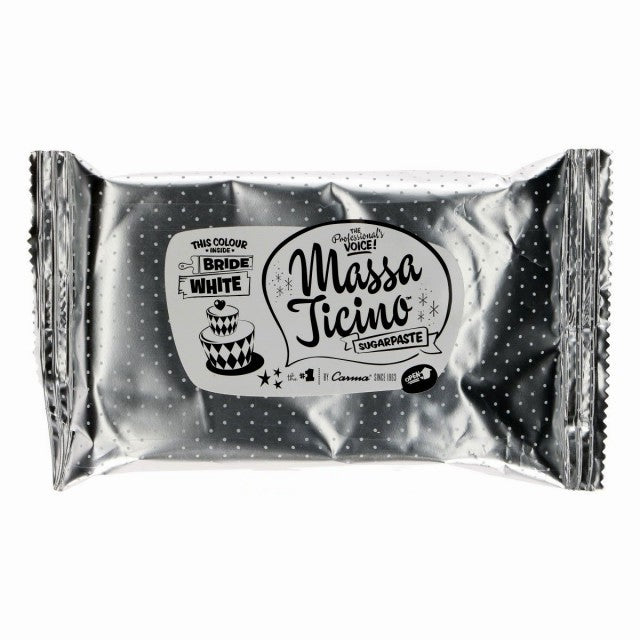 Bianca Massa Ticino. 250 Gr. Per Copertura e Modellaggio. Tropic Bride White!! Senza Glutine.