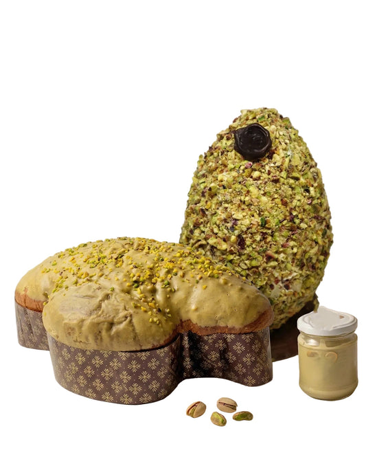 Pack "Pistacchio Lovers 💚" - Uovo Pistacchioso + Colomba Pistacchio