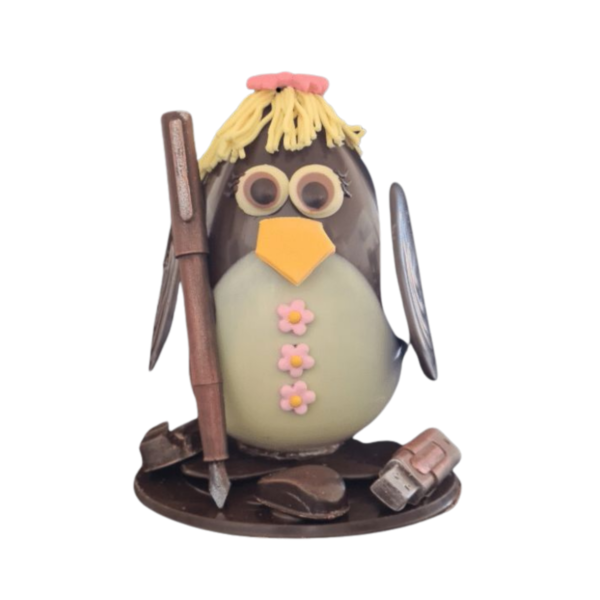 UOVO DI PASQUA PINGUINO “LA SEGRETARIA”