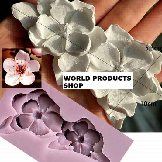 Spettacolare doppio Fiore di Ciliegio Blossom. Grande stampo in silcone