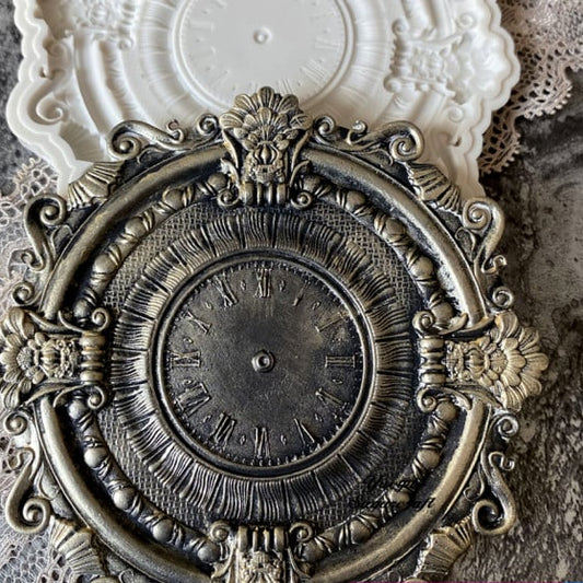 Grande Orologio decorato. Barocco Vintage. Stampo in silicone