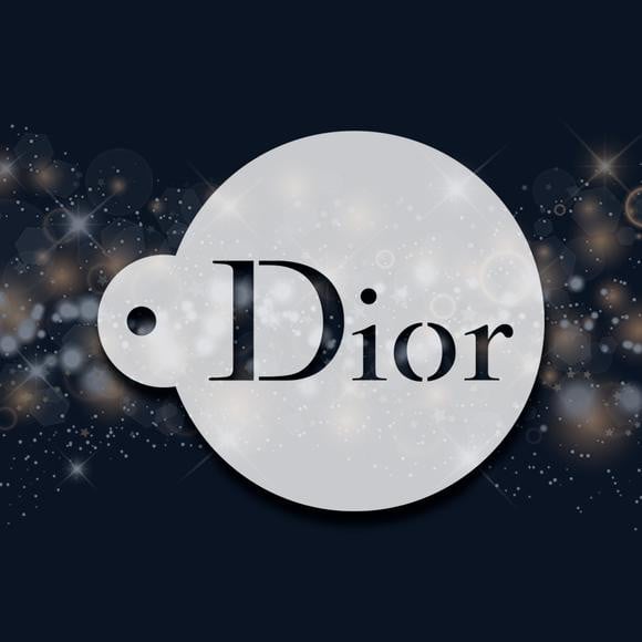 Dior 5.5 x 2.5 cm. Griffe Stencil