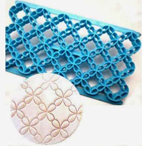 Trapunta Rombi Fiori. Stampo Tagliapasta