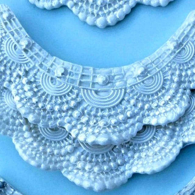 Art Deco Filigree. Bordo Pizzo in silicone